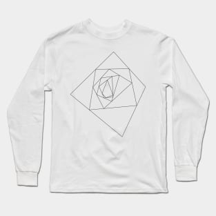 Abstract geometrical tunnel Long Sleeve T-Shirt